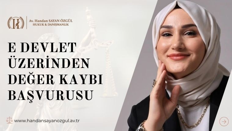 E Devlet Üzerinden Değer Kaybı Başvurusu