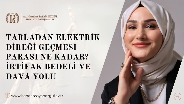 Tarladan Elektrik Direği Geçmesi Parası Ne Kadar? İrtifak Bedeli ve Dava Yolu